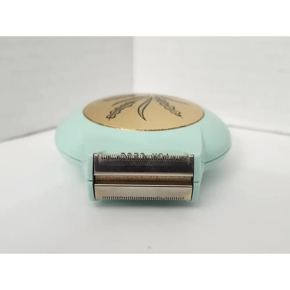 Vintage Lady Sunbeam Shavemaster Electric Razor Model LS Turquoise